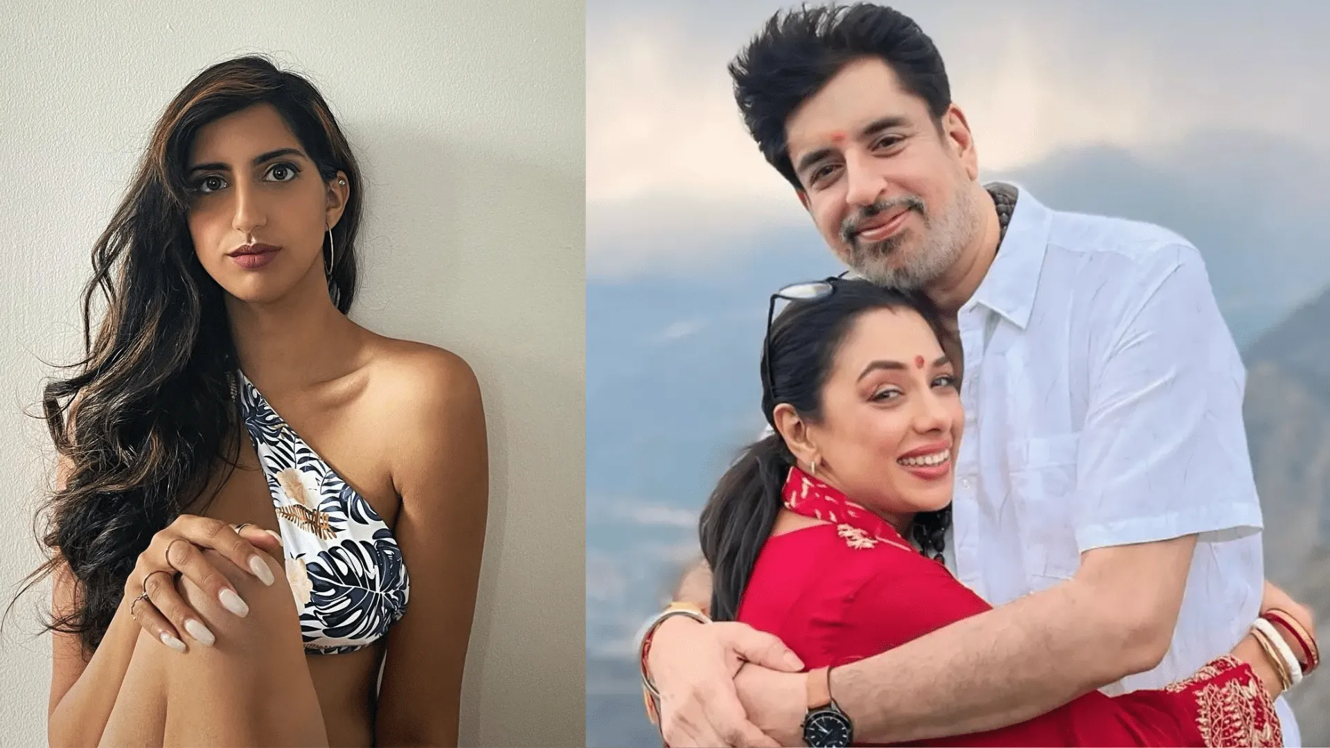 Rupali Ganguly and Esha Verma