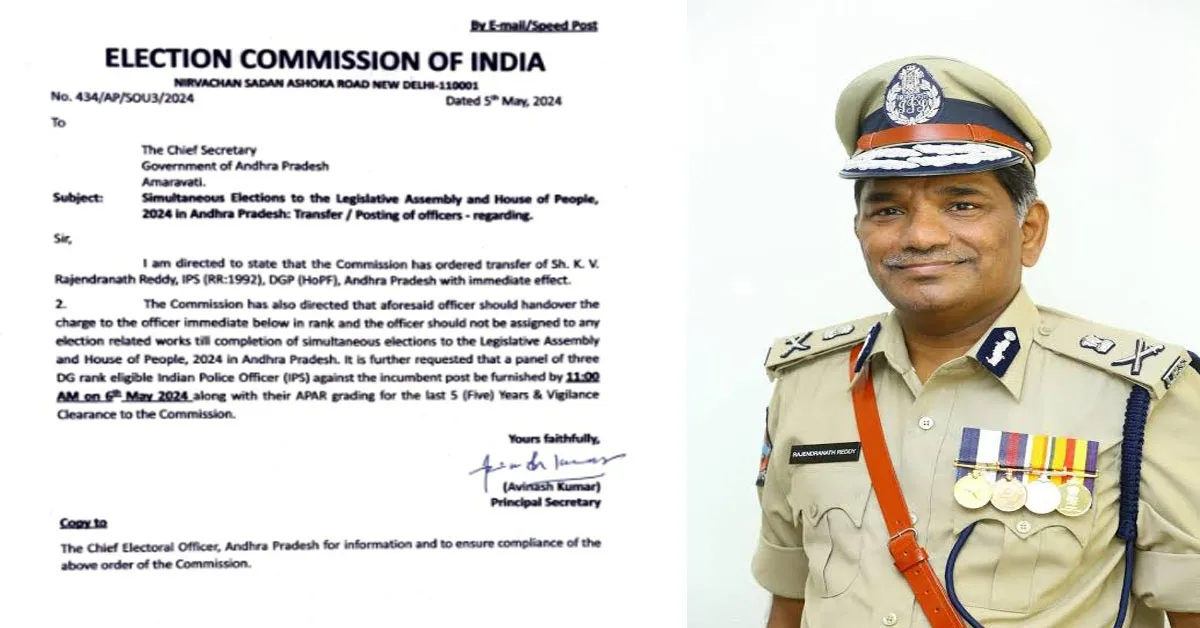 Telangana DGP V Rajendran