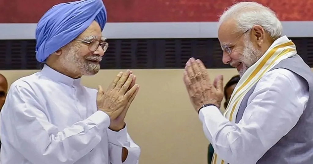 PM Modi Manmohan Singh