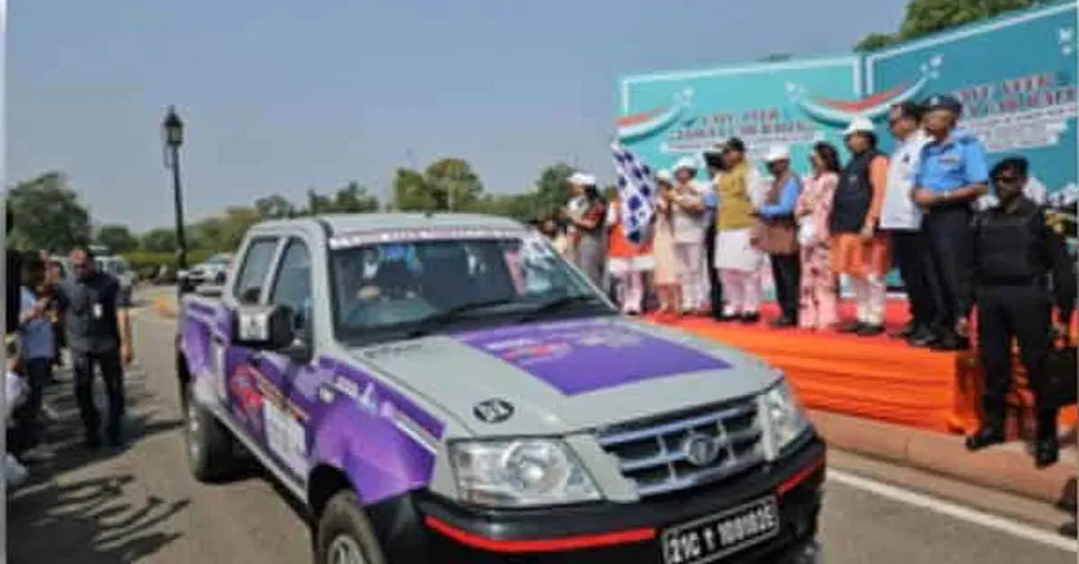 Rajnath Singh Flags Off