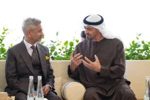विदेश मंत्री एस जयशंकर ने UAE के राष्ट्रपति से की मुलाकात, व्यापक रणनीतिक साझेदारी पर चर्चा की