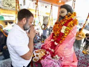 नेता प्रतिपक्ष राहुल गांधी ने गुरु रविदास जयंती पर दी बधाई,कहा उनके आदर्श सदैव मार्गदर्शन करेंगे
