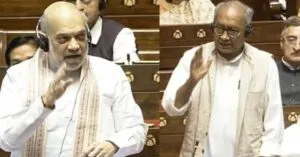 वक्फ संशोधन विधेयक पर राज्यसभा में तीखी बहस: अमित शाह और दिग्विजय सिंह में टकराव