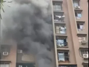 Ahmedabad: खोखरा इलाके में बहुमंजिला इमारत में लगी भीषण आग, बच्चों को खिड़कियों से बचाया