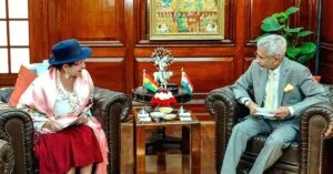 विदेश मंत्री एस. जयशंकर ने बोलीविया की विदेश मंत्री सेलिंडा सोसा लुंडा से की मुलाकात