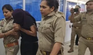 पटना: कड़ी सुरक्षा के बीच फुलवारी शरीफ थाने पहुंची सोनम रघुवंशी, मेघालय ले जाएगी पुलिस