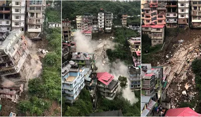 शिमला में हाईवे चौड़ीकरण कार्य के कारण इमारत ढही, जांच के आदेश