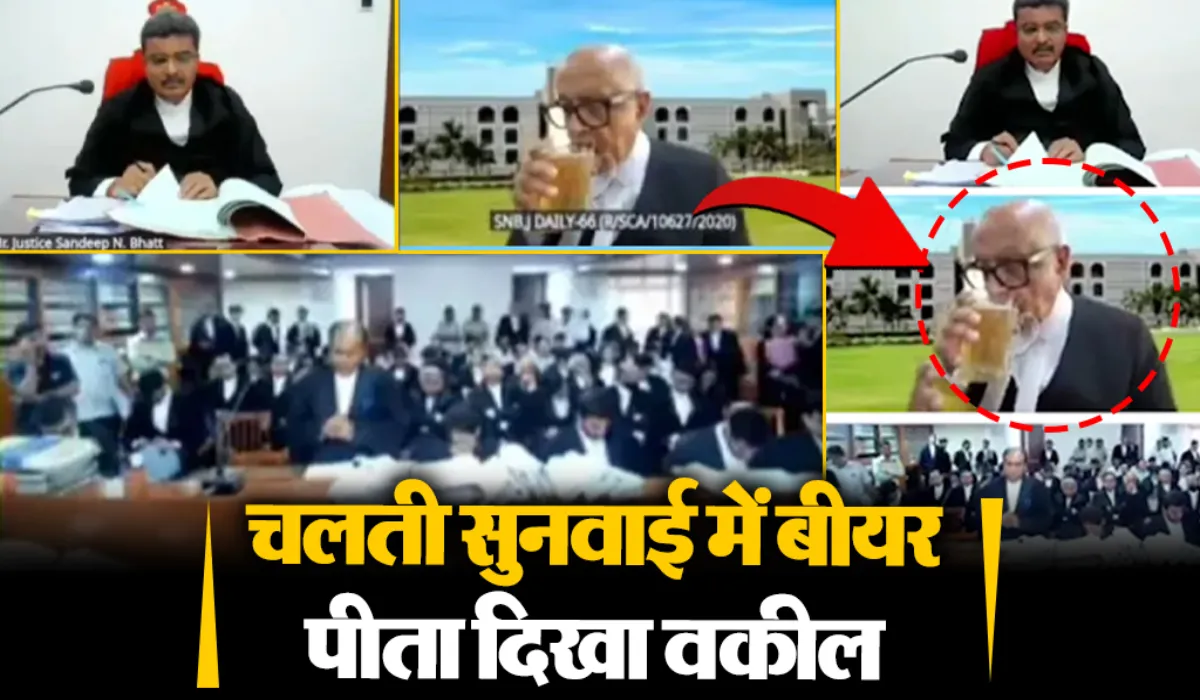 Lawyer started drinking beer