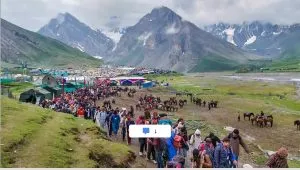 Amarnath Yatra: बालटाल बेस कैंप पहुंचा पहला जत्था, 50 हजार जवान तैनात