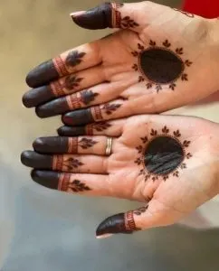 Circle Pakistani Mehndi Design