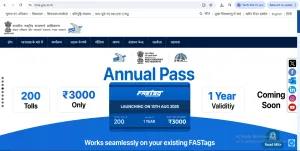 FASTag Annual Pass