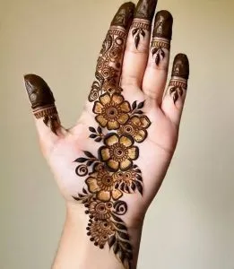 Flower Mehndi Design