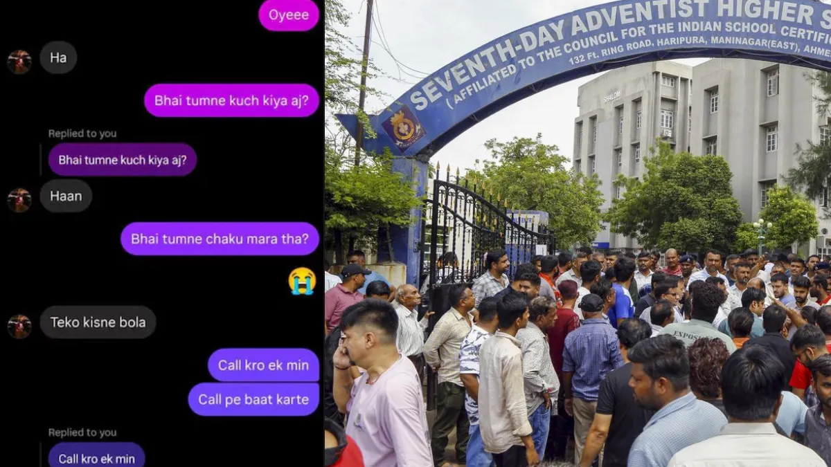 Ahmedabad Student Stabbed News