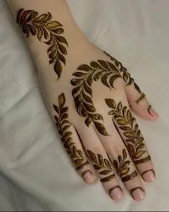 Vine Mehndi Design
