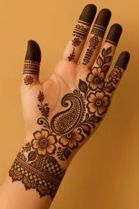 Vine Mehndi Design