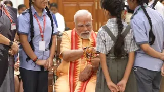 PM Modi Celebrates Raksha Bandhan