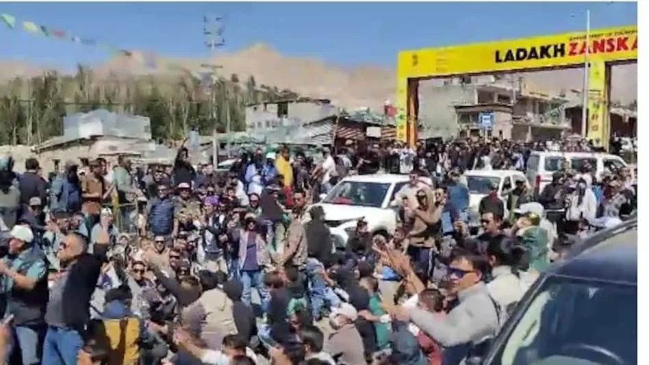Leh Ladakh Protest