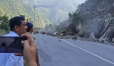 Anil Baluni Landslide Video