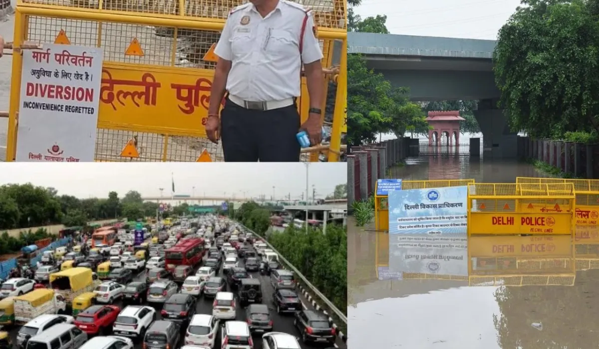Delhi Roads Closed
