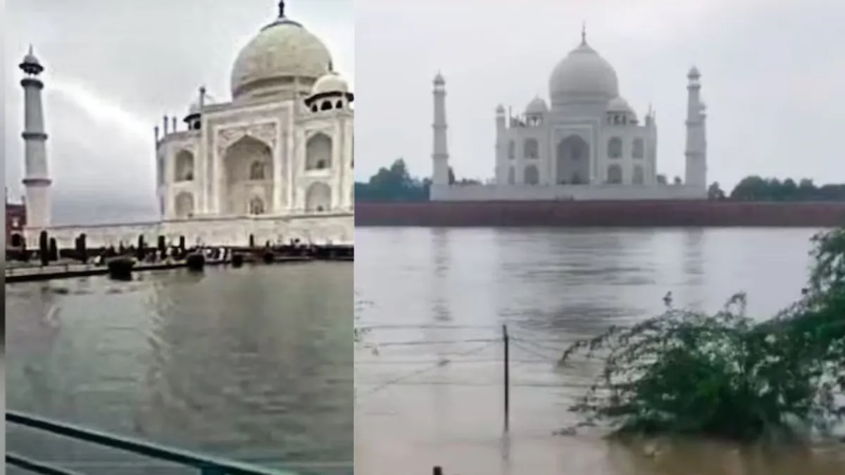 Taj Mahal Flood News