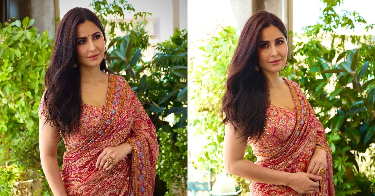 Trendy Bandhani Saree Design