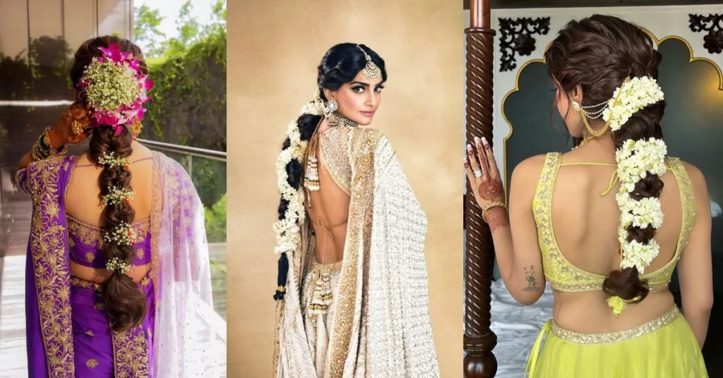 Karwa Chauth Gajra Hairstyle