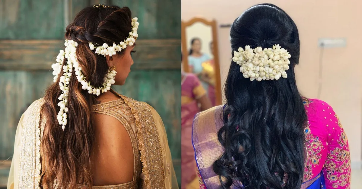 Karwa Chauth Gajra Hairstyle