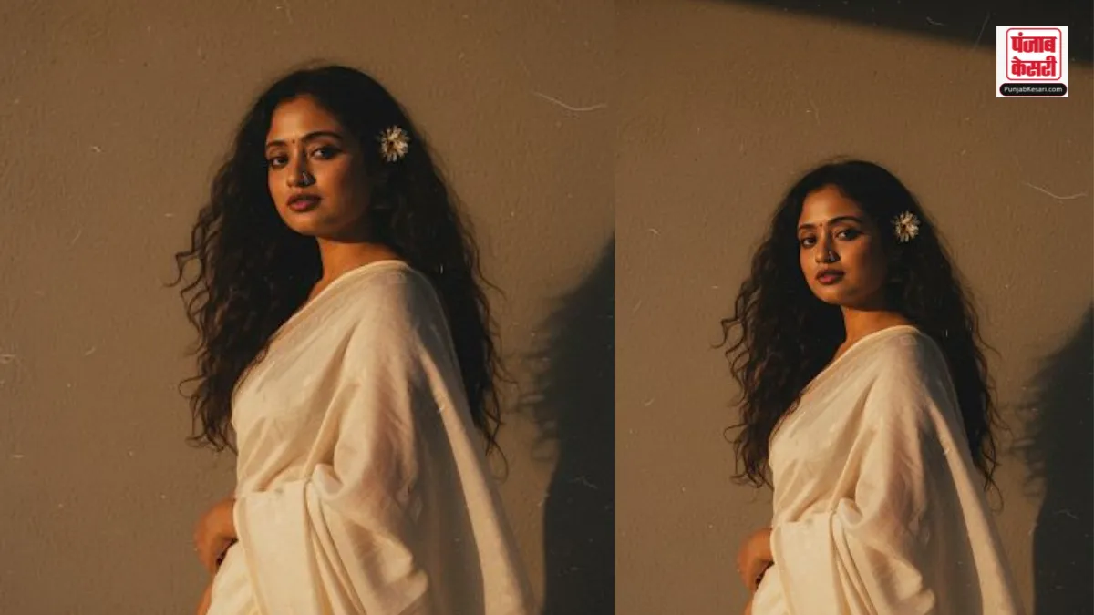 White Cotton Saree Prompt