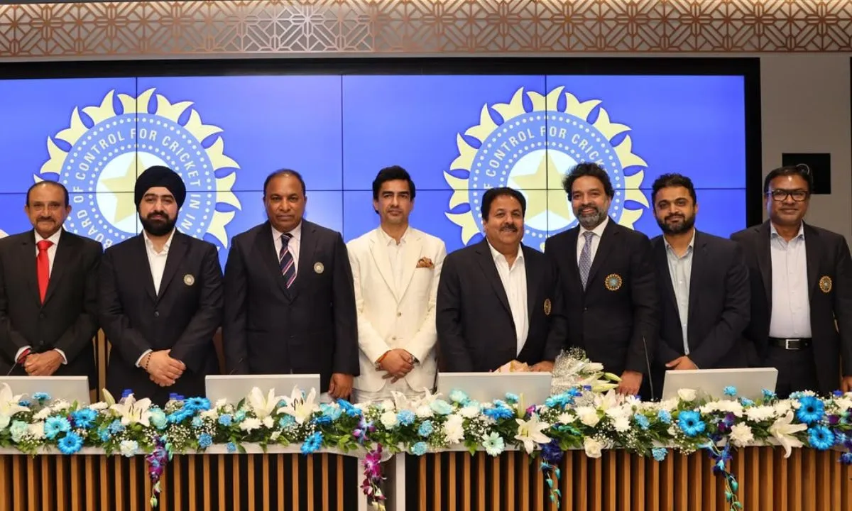 BCCI Meeting with VVS Laxman