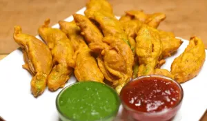 august phool ke pakode recipe