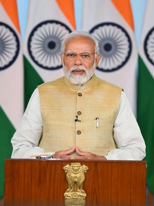 PM Narendra Modi shares a video message at the launch of Jal-Jan Abhiyan by Brahma Kumaris