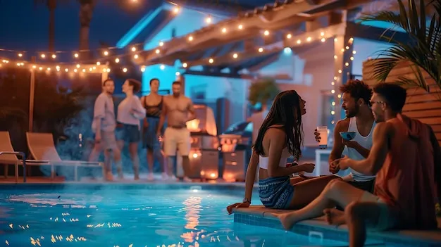 Stranger Pool Party