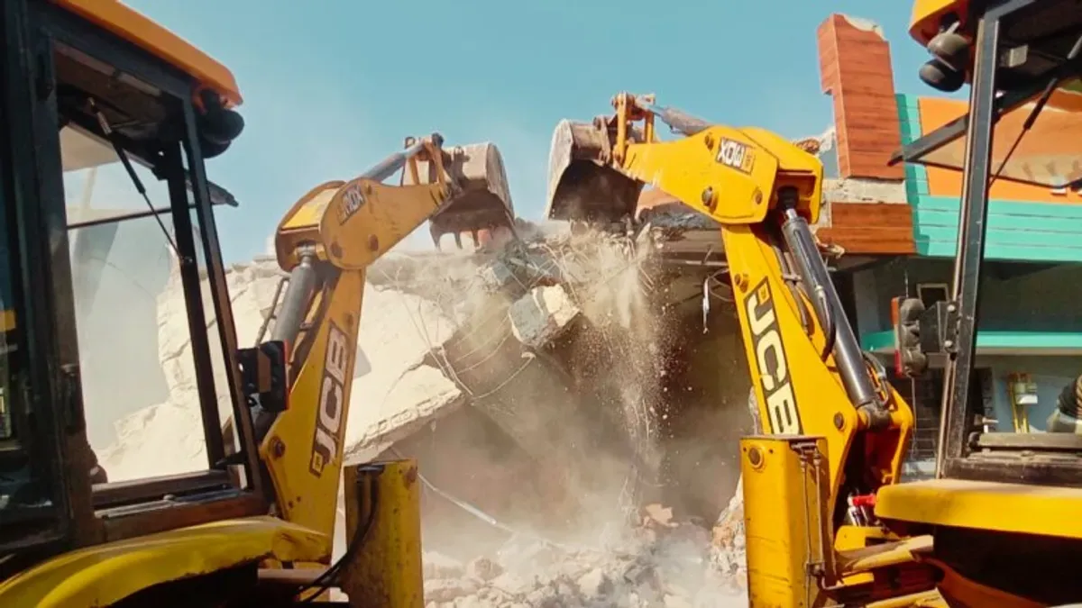 Ujjain Bulldozer Action