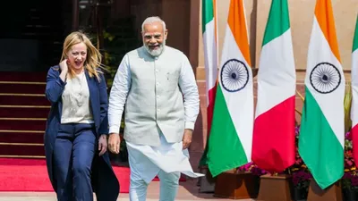 PM Modi Talks to Georgia Melony