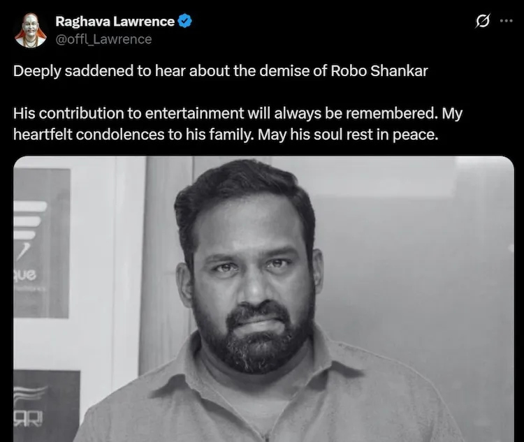 Robo Shankar Death