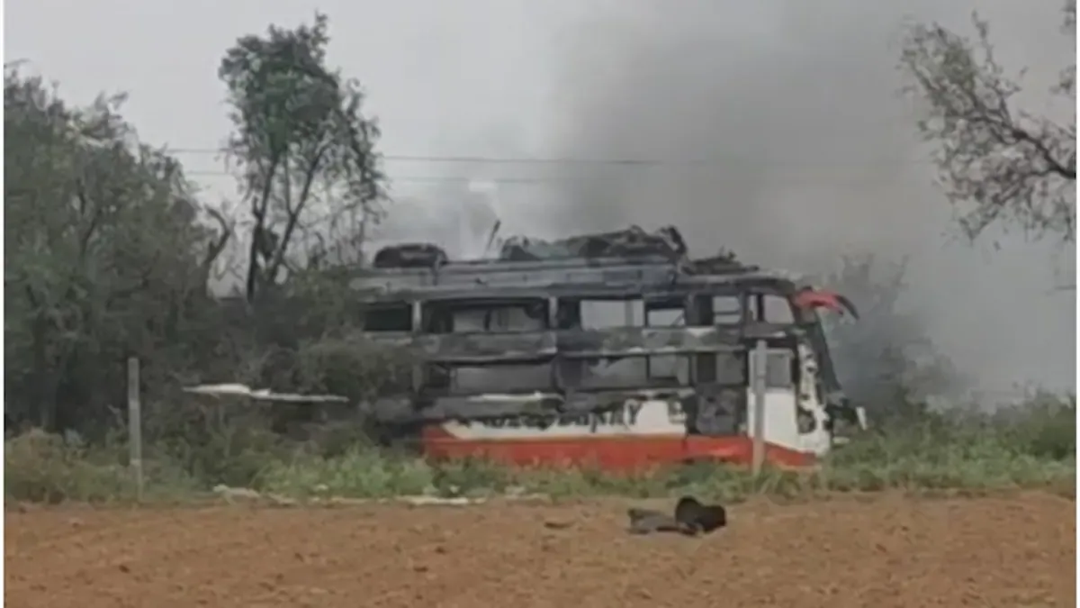 Rajasthan Bus Fire