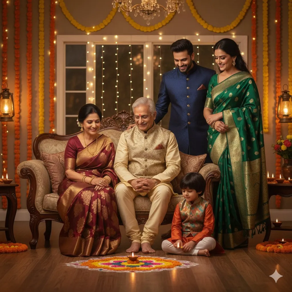 Gemini Diwali Style Image Prompt 3