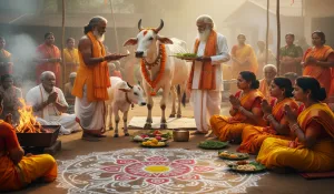 Gopashtami Puja Vidhi at Home