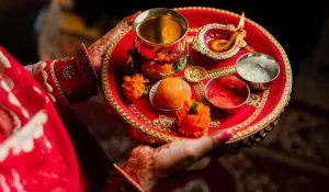 Karwa Chauth Puja Thali