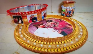 Karwa Chauth Thali Decoration