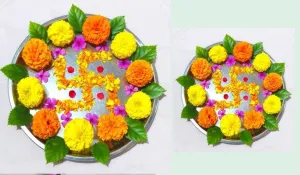Karwa Chauth Thali Decoration