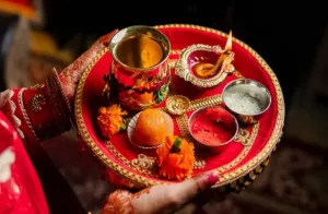 Karwa Chauth Thali Decoration