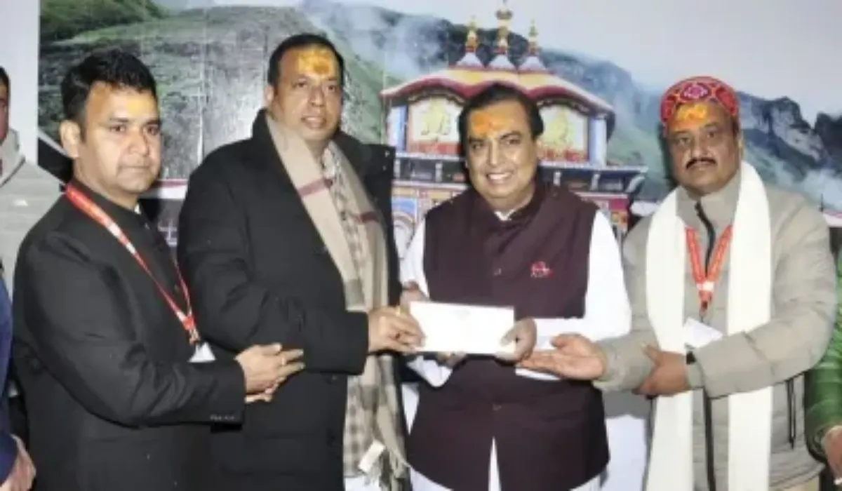 Mukesh Ambani Kedarnath & Badrinath Visit