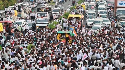 Farmers Protest in Nagpur