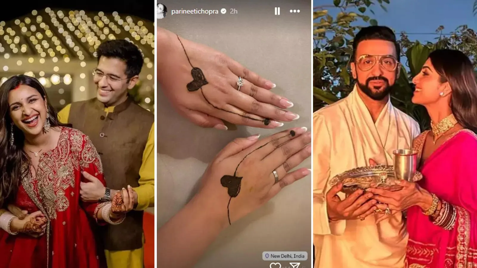 Parineet chaopra shilpa shetty karwa chauth celebration