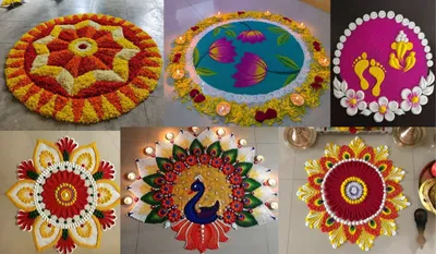 Quick Rangoli Designs for Diwali