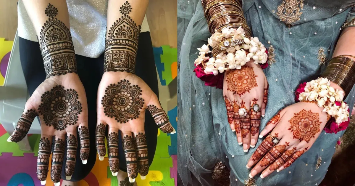 Beautiful Karwa Chauth Mehndi Design