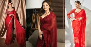 Chhath Puja 2025 Red Saree Look