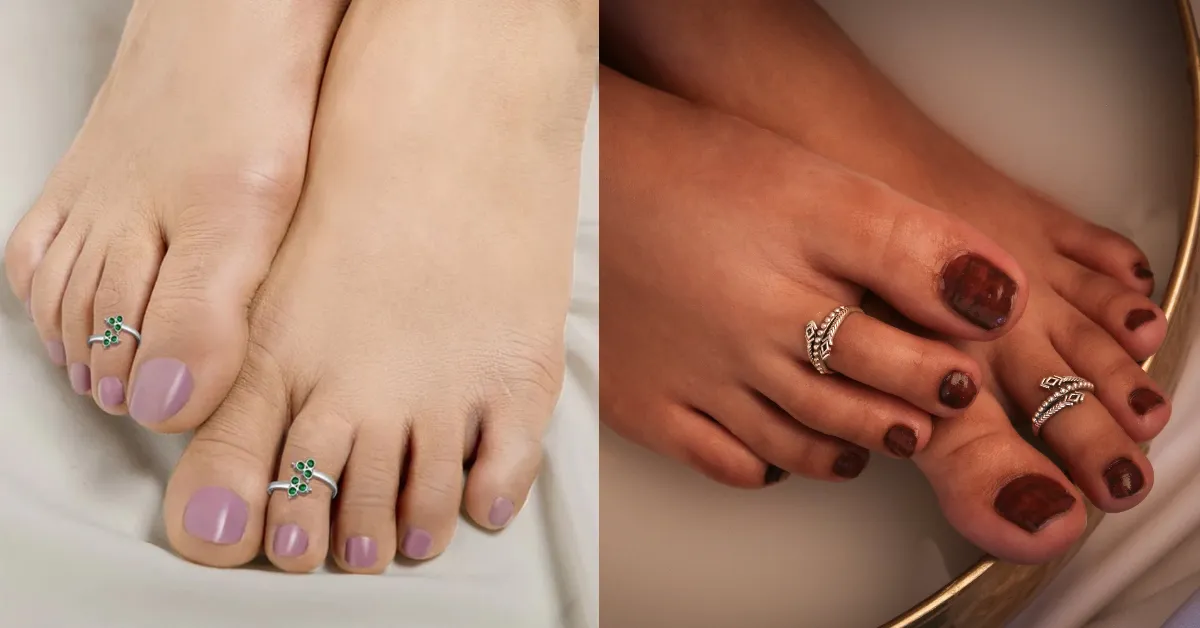 Chhath Puja 2025 Latest Toe Ring Designs( Source: Social Media)