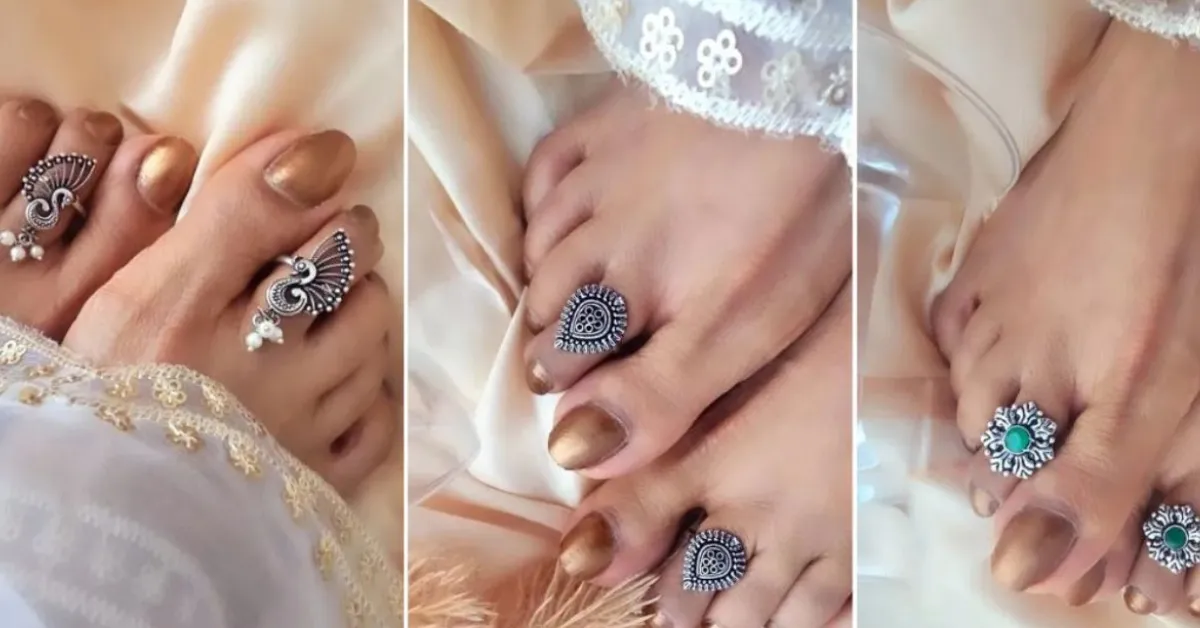 Chhath Puja 2025 Latest Toe Ring Designs( Source: Social Media)